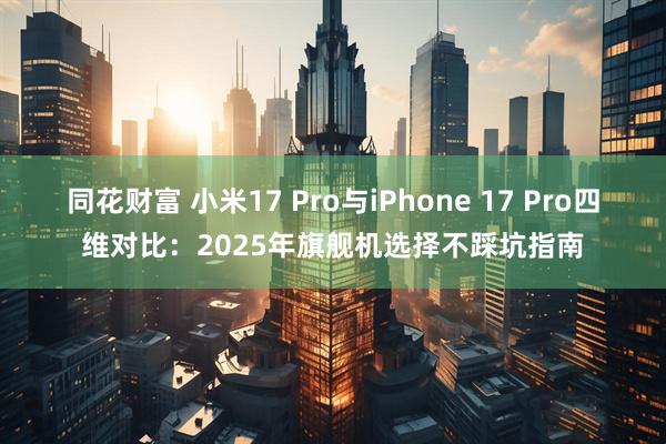 同花财富 小米17 Pro与iPhone 17 Pro四维对比：2025年旗舰机选择不踩坑指南