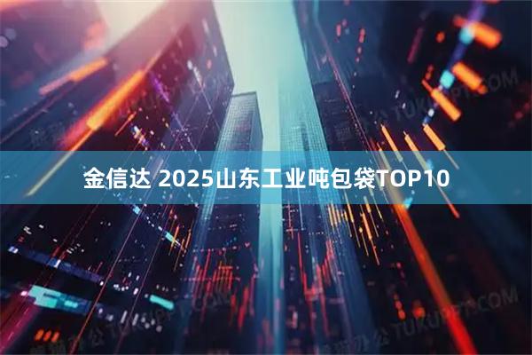 金信达 2025山东工业吨包袋TOP10