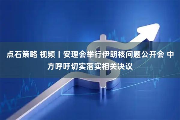 点石策略 视频丨安理会举行伊朗核问题公开会 中方呼吁切实落实相关决议