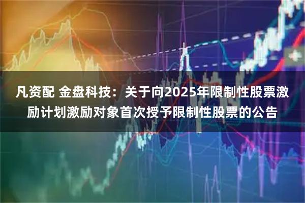 凡资配 金盘科技：关于向2025年限制性股票激励计划激励对象首次授予限制性股票的公告